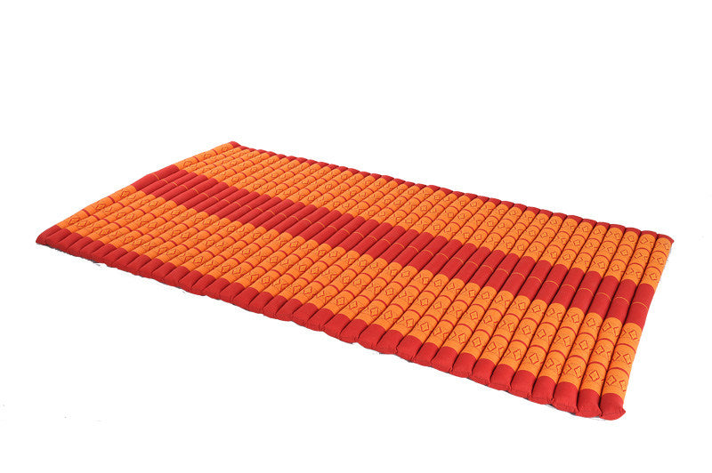 Rollmatte mit Kapokfüllung, 200x100 cm (Rot-orange)