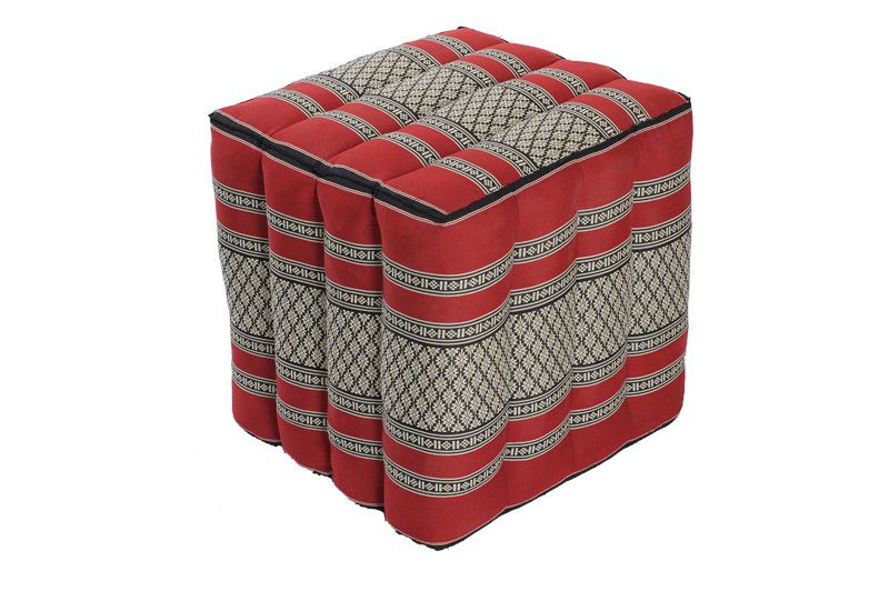 Würfelförmiges Thai Kissen 40x40x40cm - 9 Farben | BAANYAAN
