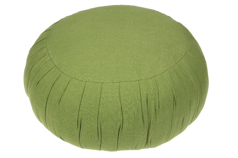 Meditationsset Naturbaumwolle (farngrün)