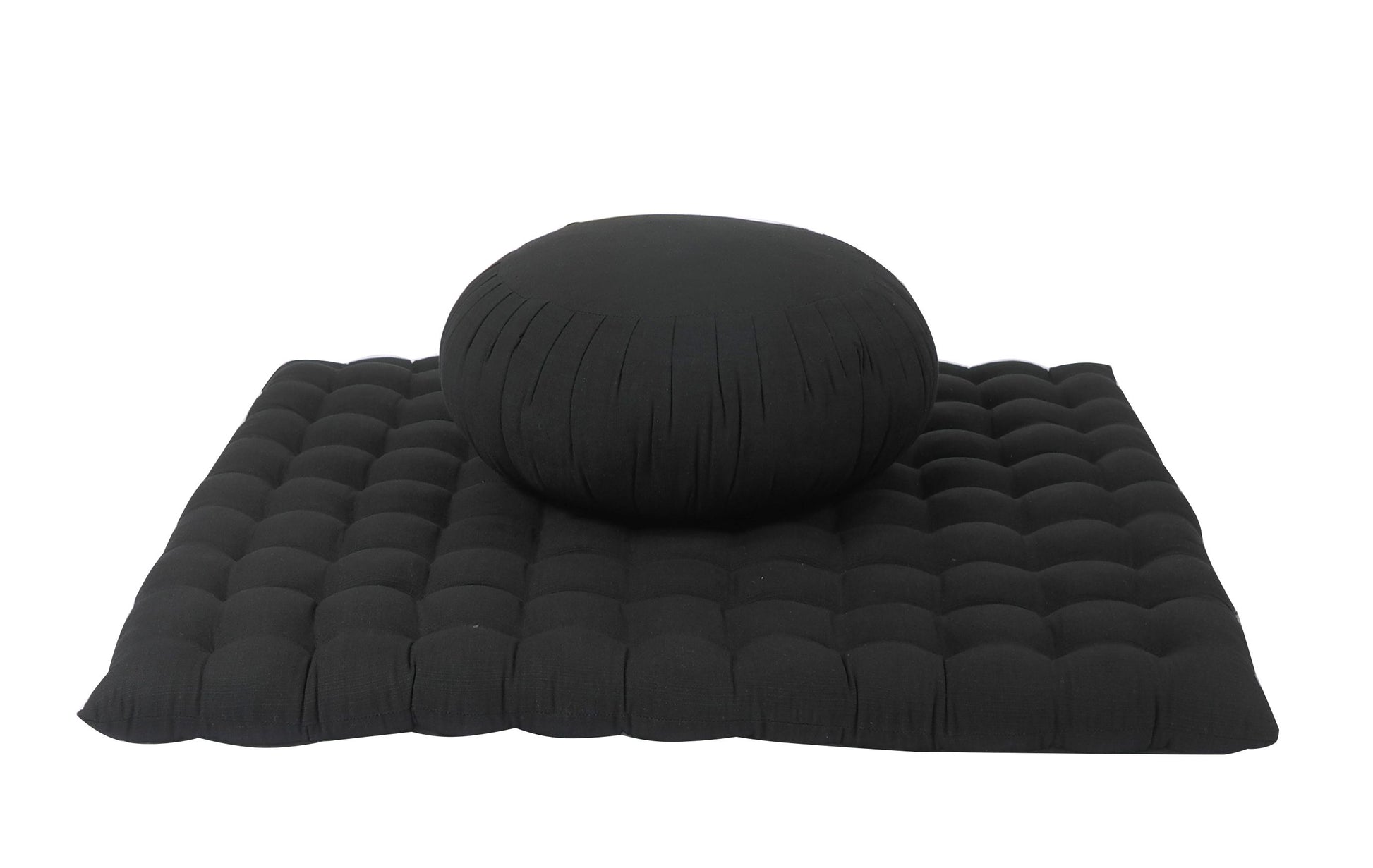 Meditationsset Baumwolle schwarz